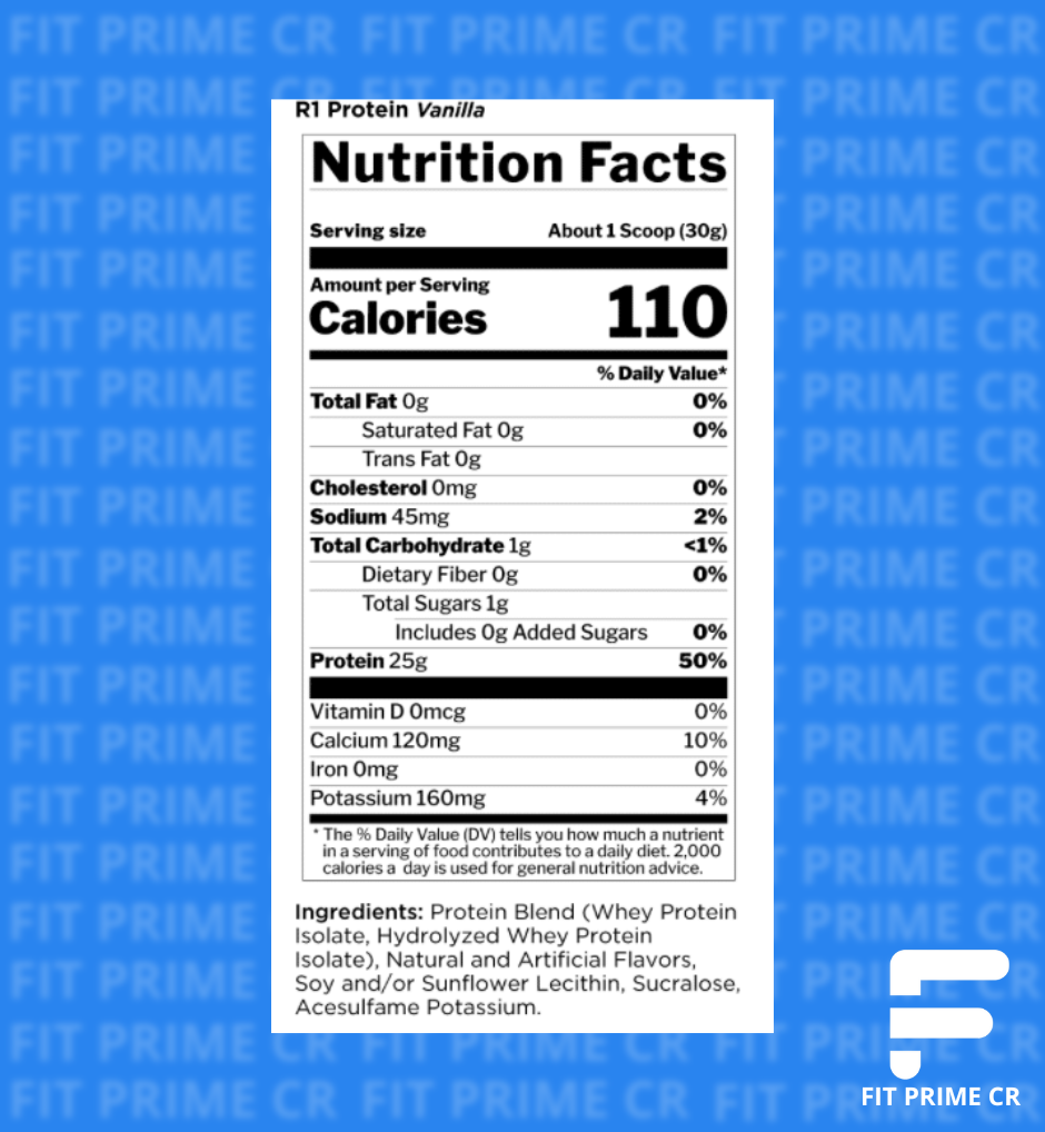 R1 Whey Blend Rule1